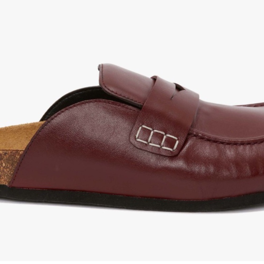 JW Anderson Dark Wine Colored Mules - Picture 7 of 11